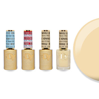 DND DV 052 Biscuits N Honey - #100 Base, #300 Top, Gel & Lacquer Combo