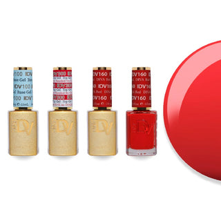DND DV 160 - DND Diva Gel Polish & Matching Nail Lacquer Duo Set