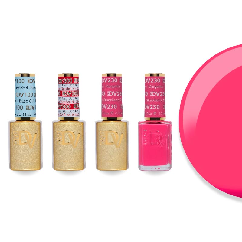 DND DV Gel Nail Polish Duo - 230 Strawberry Margarita – ND Nails