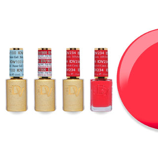 DND DV 234 Jellyfish Candy - DND Diva Gel Polish & Matching Nail Lacquer Duo Set