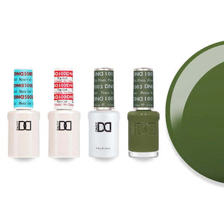 DND Gel & Lacquer Combo - Base Top Gel & 1003 Peace in the Pines