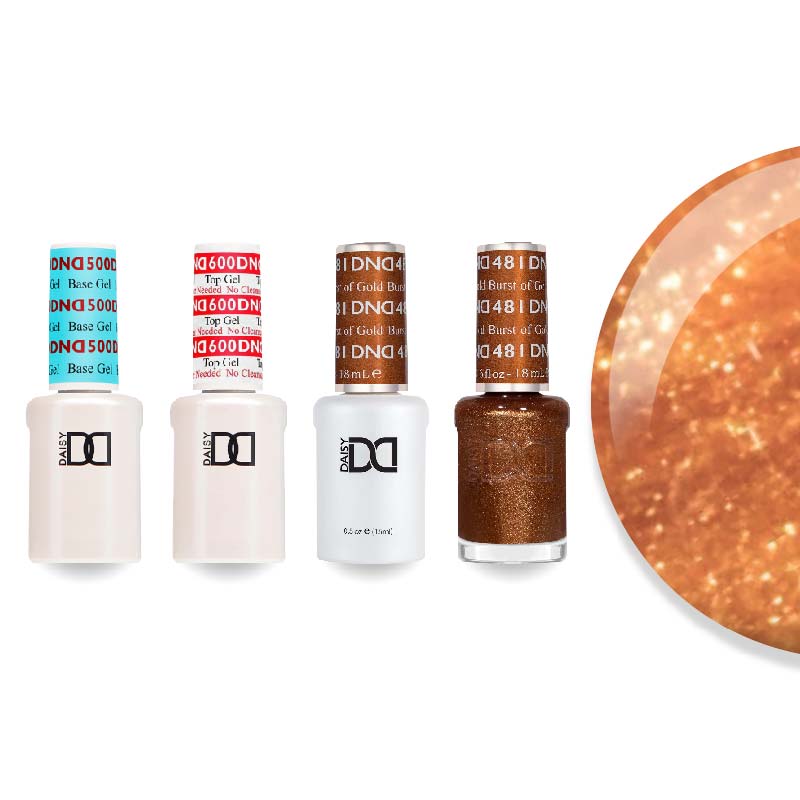 DND Gel Nail Polish - 481 Burst of Gold – ND Nails Supply
