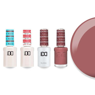 DND Gel & Lacquer Combo - Base Top Gel & 490 Redwood City