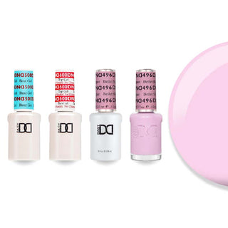 DND Gel & Lacquer Combo - Base Top Gel & 496 Bellet Slipper
