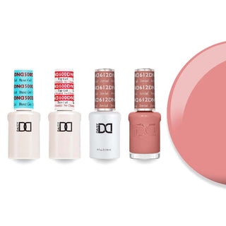 DND Gel & Lacquer Combo - Base Top Gel & 612 Jovial