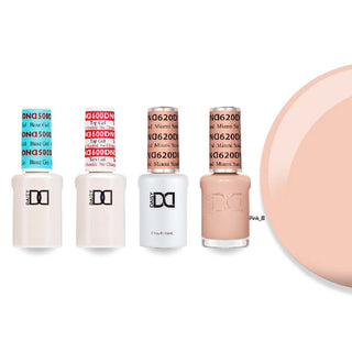 DND 620 Miami Sand - #500 Base, #600 Top, Gel & Lacquer Combo
