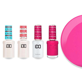 DND 719 Tutti Frutti - #500 Base, #600 Top, Gel & Lacquer Combo