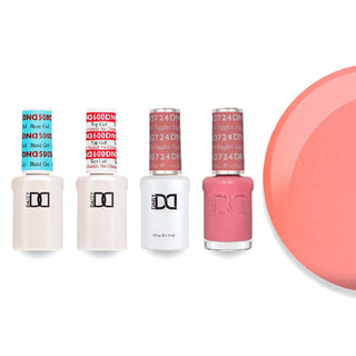 DND Gel & Lacquer Combo - Base Top Gel & 724 Jiggles