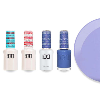 DND Gel & Lacquer Combo - Base Top Gel & 739 Velvet