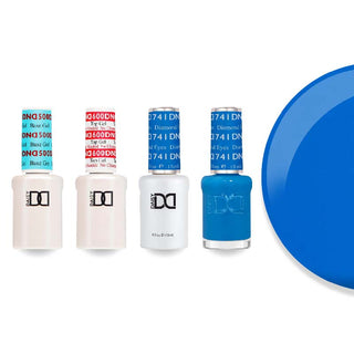 DND 741 Diamond Eyes - #500 Base, #600 Top, Gel & Lacquer Combo