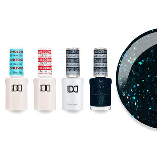 DND Gel & Lacquer Combo - Base Top Gel & 765 Iceland