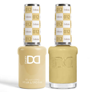 DND HEMA & TPO Free Gel Nail Polish Duo - 012 - Delicate - Beige Colors - 0.5 oz