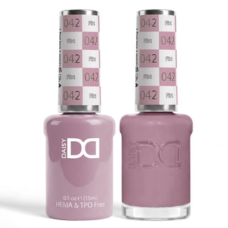 DND HEMA & TPO Free Gel Nail Polish Duo - 042 - Flirt - Pink Colors - 0.5 oz