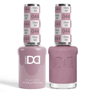 DND HEMA & TPO Free Gel Nail Polish Duo - 044 - Clean Girl - Pink Colors - 0.5 oz