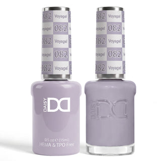 DND HEMA & TPO Free Gel Nail Polish Duo - 082 - Voyage! - Purple Colors - 0.5 oz