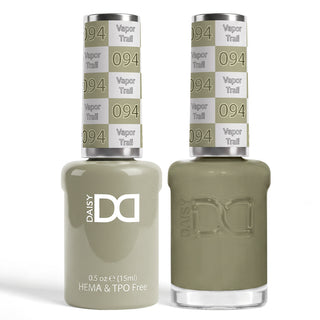 DND HEMA & TPO Free Gel Nail Polish Duo - 094 - Vapor Trail - Green Colors - 0.5 oz