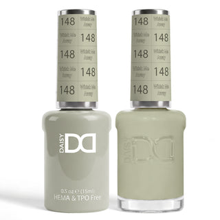 DND HEMA & TPO Free Gel Nail Polish Duo - 148 - Whisk Me Away - Green Colors - 0.5 oz