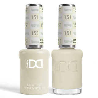 DND HEMA & TPO Free Gel Nail Polish Duo - 151 - Eggnog - Yellow Colors - 0.5 oz