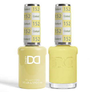 DND HEMA & TPO Free Gel Nail Polish Duo - 152 - Custard - Yellow Colors - 0.5 oz