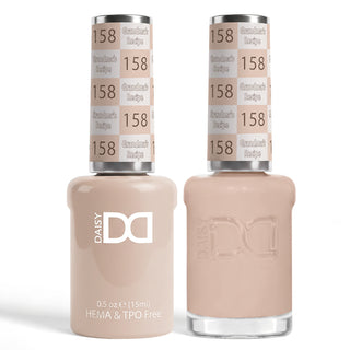 DND HEMA & TPO Free Gel Nail Polish Duo - 158 - Grandma S Recipe - Pink Colors - 0.5 oz