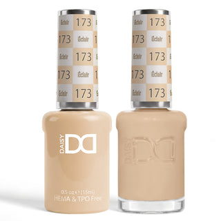 DND HEMA & TPO Free Gel Nail Polish Duo - 173 - Éclair - Beige Colors - 0.5 oz