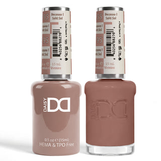 DND HEMA & TPO Free Gel Nail Polish Duo - 195 - Because I Said So! - Pink Colors - 0.5 oz