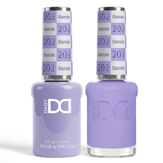 DND HEMA & TPO Free Gel Nail Polish Duo - 202 - Starmie - Purple Colors - 0.5 oz