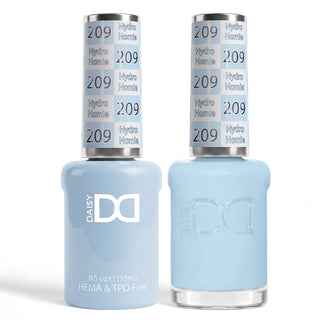 DND HEMA & TPO Free Gel Nail Polish Duo - 209 - Hydro Homie - Blue Colors - 0.5 oz