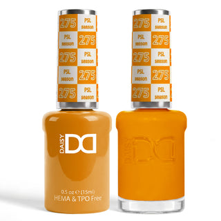 DND HEMA & TPO Free Gel Nail Polish Duo - 275 - PSL Season - Orange Colors - 0.5 oz