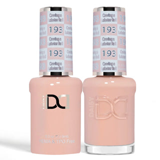 DND HEMA & TPO Free Gel Nail Polish Duo - 193 - Craving A Lobster Roll - Brown Colors - 0.5 oz