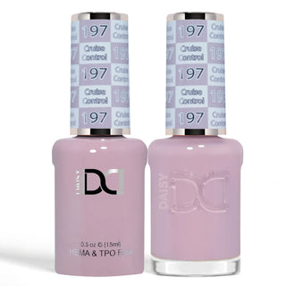 DND HEMA & TPO Free Gel Nail Polish Duo - 197 - Cruise Control - Purple Colors - 0.5 oz