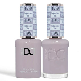 DND HEMA & TPO Free Gel Nail Polish Duo - 199 - Taupe Less Tan - Gray Colors - 0.5 oz
