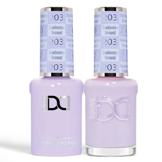 DND HEMA & TPO Free Gel Nail Polish Duo - 203 - Seahorse Sensei - Purple Colors - 0.5 oz