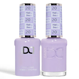 DND HEMA & TPO Free Gel Nail Polish Duo - 205 - Pfeiffer Beach - Purple Colors - 0.5 oz