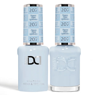 DND HEMA & TPO Free Gel Nail Polish Duo - 207 - Pigeon Point Lighthouse - Blue Colors - 0.5 oz