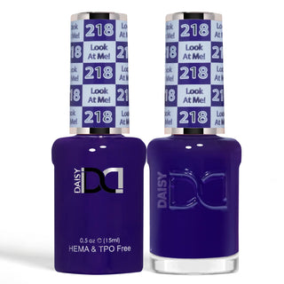 DND HEMA & TPO Free Gel Nail Polish Duo - 218 - Look At Me! - Purple Colors - 0.5 oz