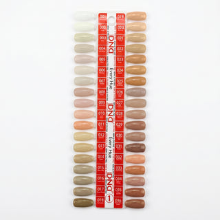 DND HEMA & TPO Free Gel Nail Polish Duo - Part 01 - Set of 36 Colors - Every Hue