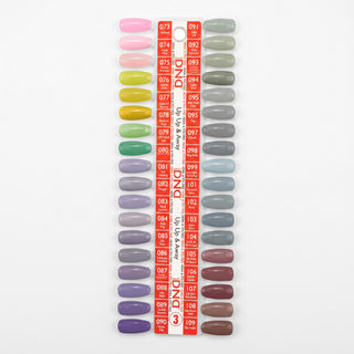 DND HEMA & TPO Free Gel Nail Polish Duo - Part 03 - Set of 36 Colors - Up Up & Away