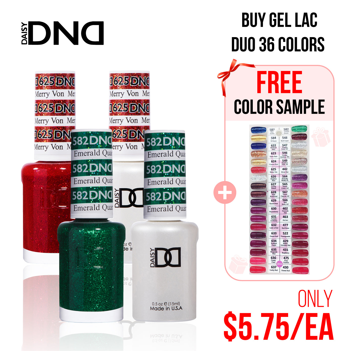 DND Part 10 (Winter Collection 2020) - Set of 32 Gel & Lacquer Combos
