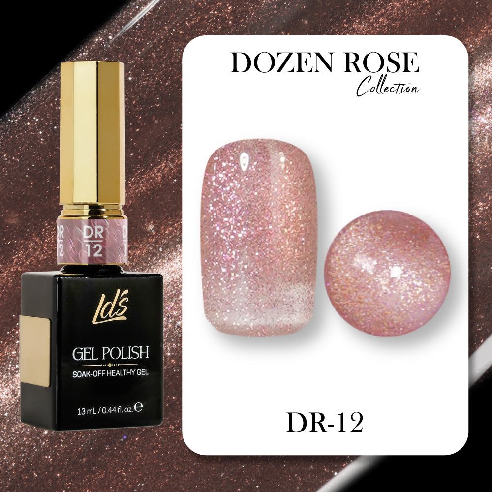 LDS DR12 - Gel Polish 0.5 oz - Dozen Rose Collection