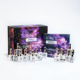 SNS Builder Gel In The Bottle - Set 24 Colors - HEMA & TPO Free - 0.5 oz