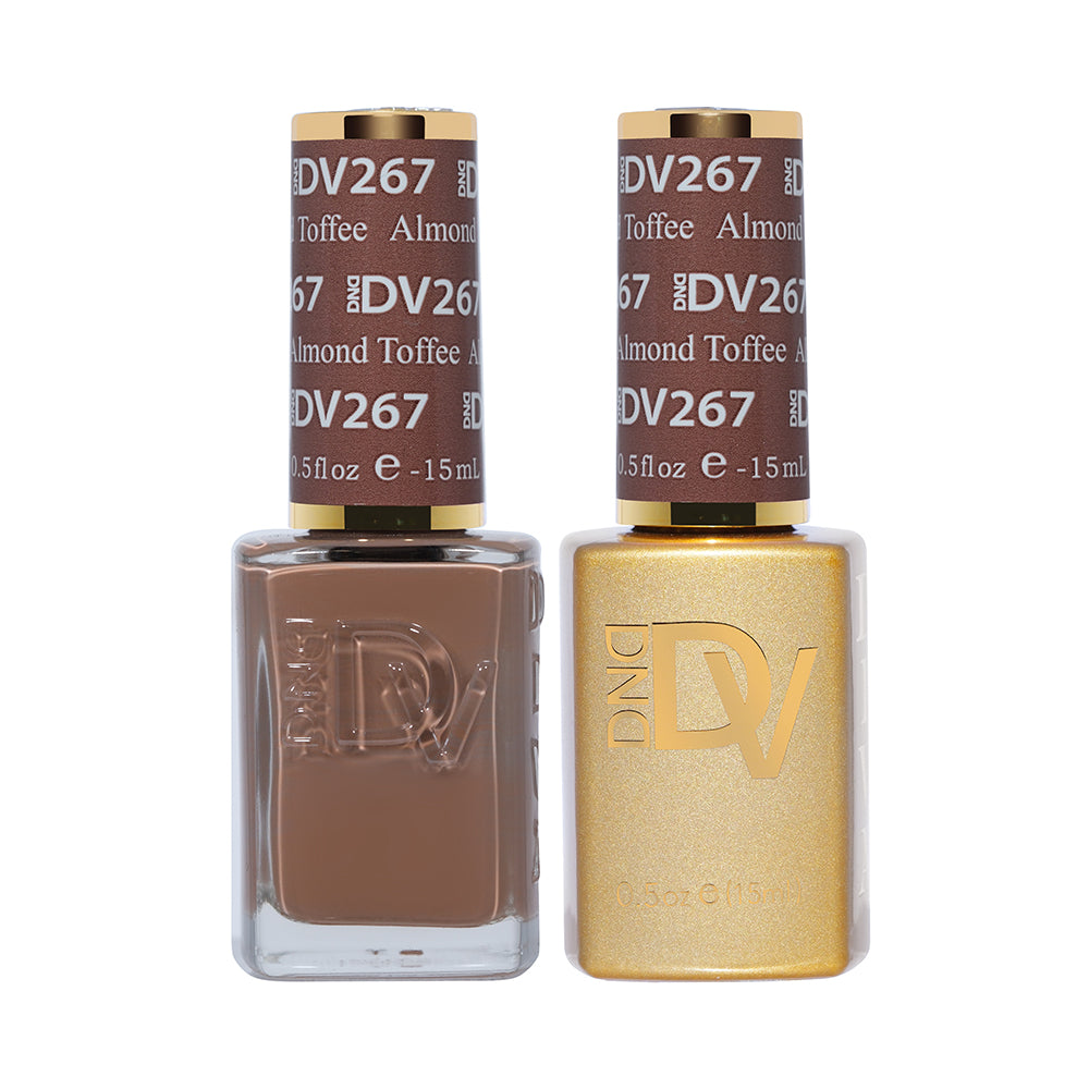 DND DV Gel Nail Polish Duo - 267 Almond Toffee