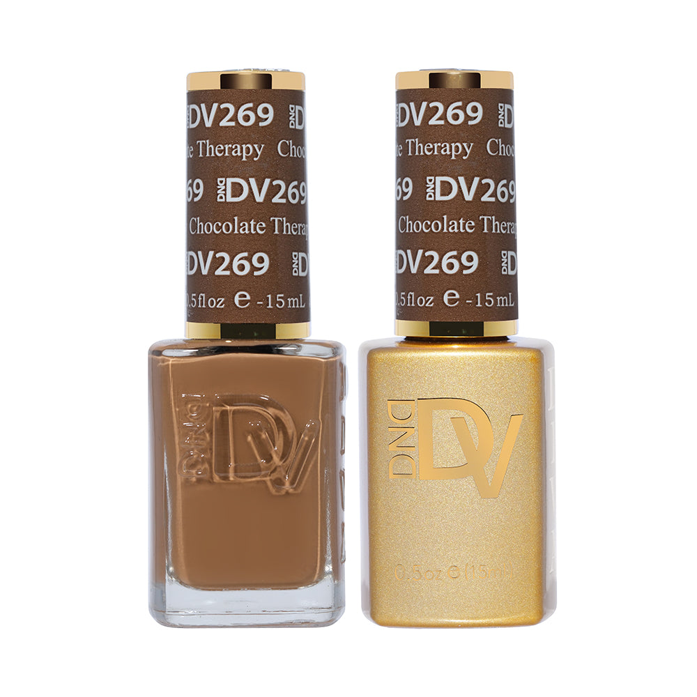 DND DV Gel Nail Polish Duo - 269 Chocolate Therapy