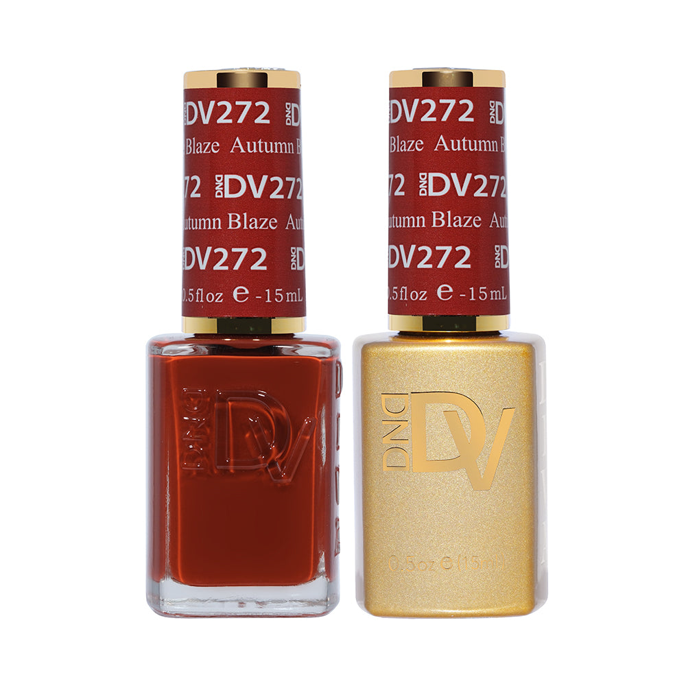 DND DV Gel Nail Polish Duo - 272 Autumn Blaze