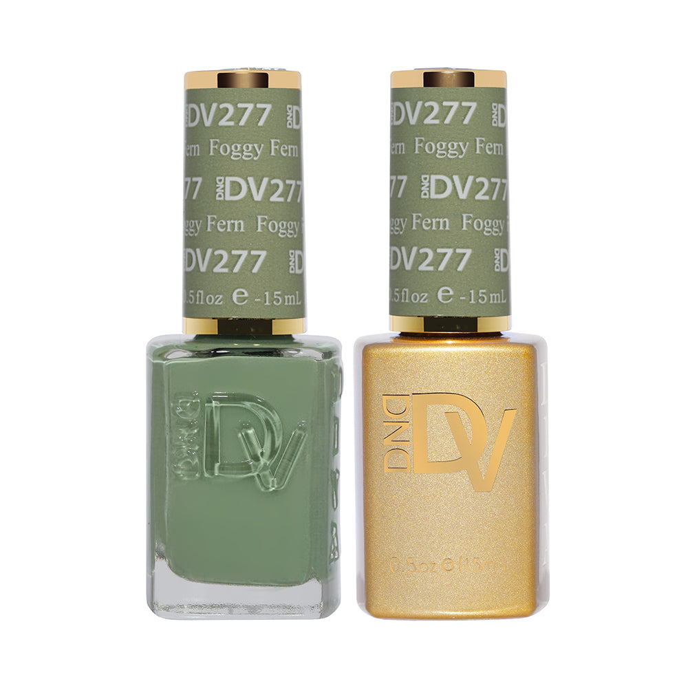 DND DV Gel Nail Polish Duo - 277 Foggy Fern