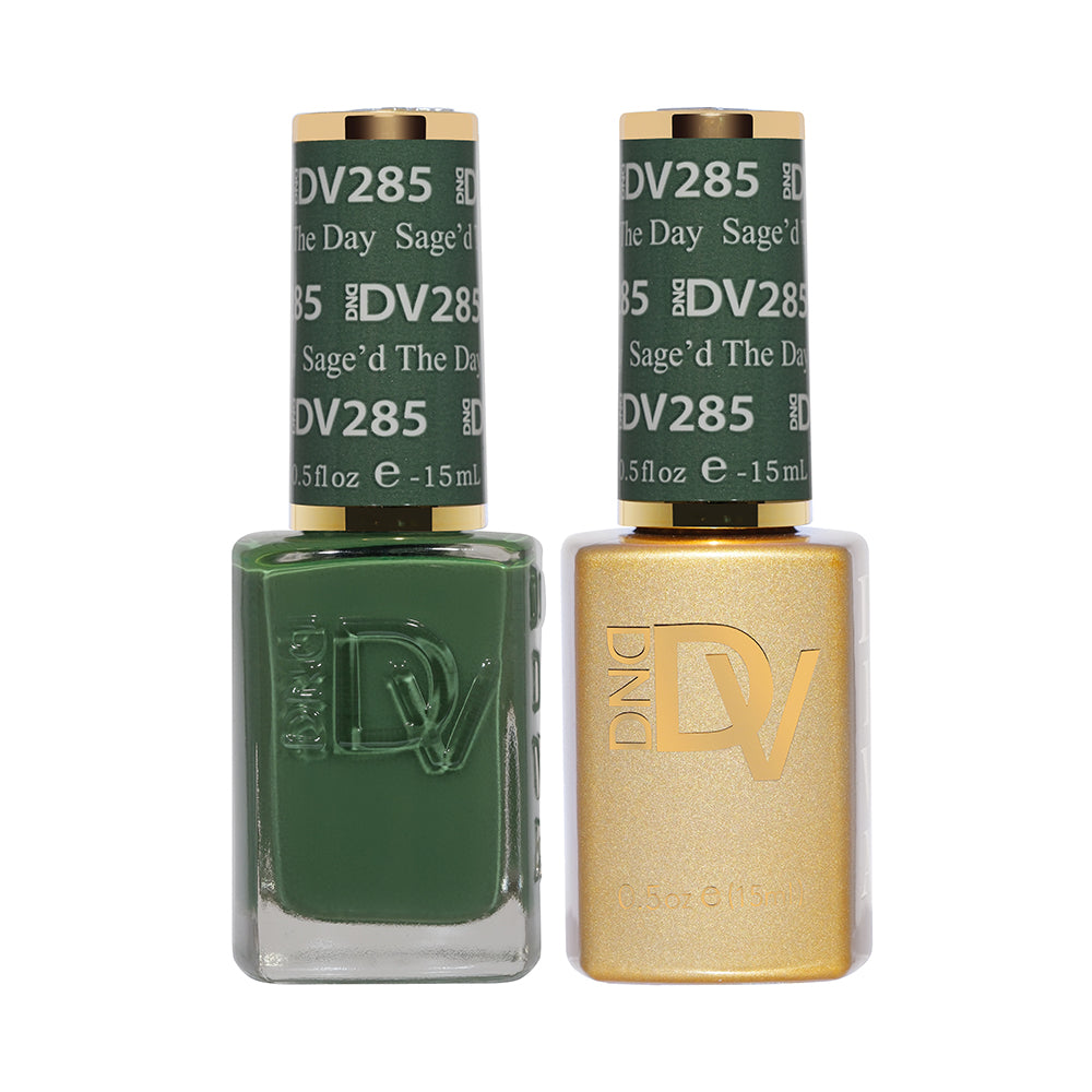 DND DV Gel Nail Polish Duo - 285 Sage'd The Day