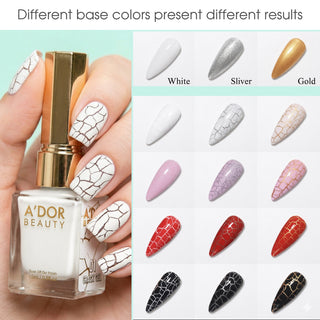 A'DOR Crack Gel Set 12 Color - 0.5 oz