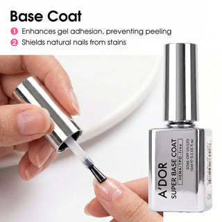 A'DOR Gel Polish - Super Base Coat - 0.5 oz