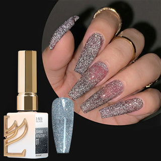 LDS Glitter 01 - Gel Polish 0.5 oz - Diamond Reflective Collection