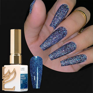 LDS Glitter 10 - Gel Polish 0.5 oz - Diamond Reflective Collection